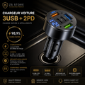 Station de Charge Premium 12-en-1™ | USB-C, USB & Secteurs – Compatible iPhone, Samsung, Xiaomi, Google Pixel, Huawei et plus